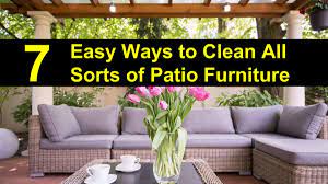 7 easy ways to clean outdoor furniture