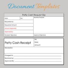 Petty Cash Receipt Templates 6 Formats For Word