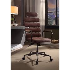 Study desk study chair for students Acme Calan Executive Office Chair In Vintage Whiskey Top Grain Leather Walmart Com Walmart Com