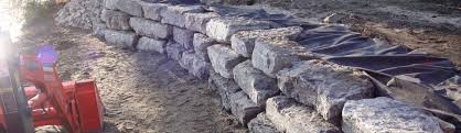 Armour Stone Retaining Walls