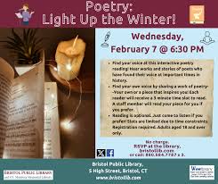 poetry light up the winter bristol