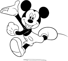 Minnie Clip Art Goofy - Mickey Mouse Black White - Png Download - Large  Size Png Image - PikPng