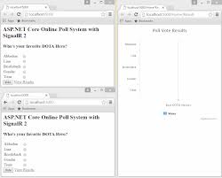 Real Time Poll Vote Results Using Signalr 2 Mvc Web Api 2