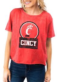 Gameday Couture Cincinnati Bearcats Womens Red Keep It Cropped Short Sleeve T Shirt 7910490