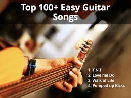 When i was just starting out with the guitar i was anxious to get going right away and start playing songs asap. Top 100 Easy Guitar Songs Best List For Beginners And Intermediate Players Musician Tuts