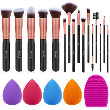 16pcs makeup brushes set with 4pcs