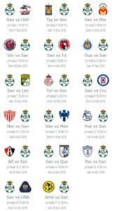 Calendario del clausura 2021 liga mx resultados, tabla general y estadisticas. Cual Sera El Calendario De Santos En El Clausura 2018