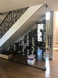 Check spelling or type a new query. Under Stair Glass Wine Storage Cooling System Modern Wine Cellar Orange County By M M Cellar Systems Houzz