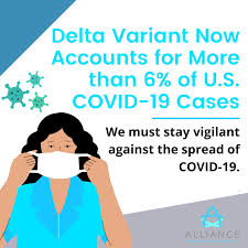 The increasingly dominant delta variant: Delta Variant Now Accounts For More Than 6 Of U S Covid 19 Cases Alliance Community Healthcare Inc