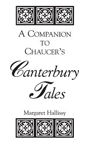 a companion to chaucer s canterbury tales es margaret sigue al autor