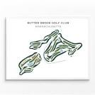 Butter Brook Golf Club MA Golf Course Map Home Decor - Etsy Australia