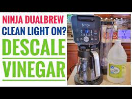 how to descale with vinegar ninja dual