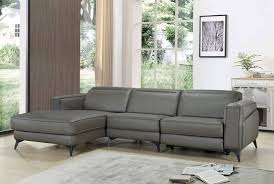 aliana half leather l shape sofa univonna