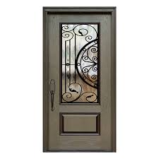 Wrought Iron Insert For Entry Doors