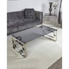 Aspen Stainless Steel Coffee Table With