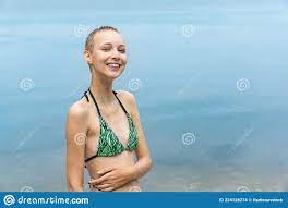 Portrait of a Teenage Girl Wet after Swimming Stock Photo - Image of  caucasian, outdoor: 224128274