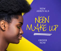 neon makeup new arrival announcement