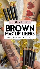 9 gorgeous mac brown lip liner swatches
