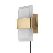 Wall Sconce With Frosted Acrylic Shade