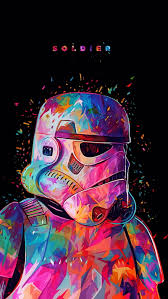 stormtrooper art colour colourful