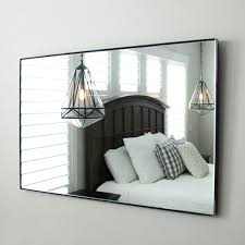 Large Modern Wall Floating Mirror