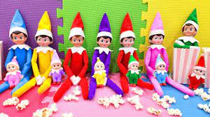 elf on the shelf all colors saying