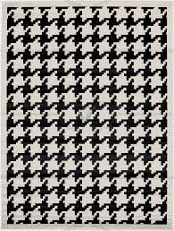cut out houndstooth rugs pack textures