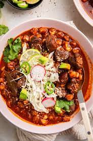 authentic mexican pork hominy stew