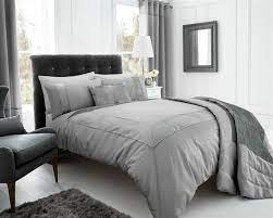 stylish textured faux silk duvet cover