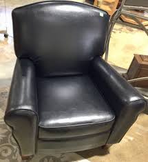 Flash furniture harmony leather reclining loveseat in black. Black Leather Armchair Diggerslist