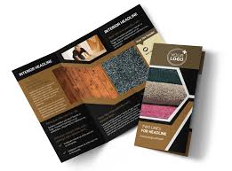 carpet flooring brochure template