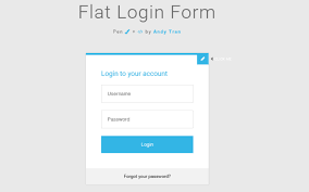 css html login form page templates