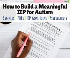 ieps for autism goal bank