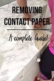how to remove contact paper anika s