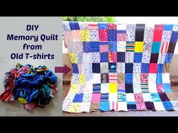how to make a baby clothes memory quilt
