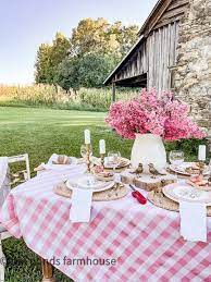 Garden Party Table Setting Ideas For