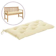 Vidaxl Garden Bench Cushion Cream White