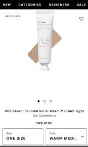 ccc cream foundation in warm um