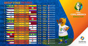 Copa america 2020 schedule, fixture, group, final, schedule in indian time, live streaming online, download pdf file of schedule. Copa America Group A Fixtures