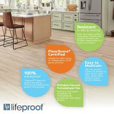 lifeproof overlook slate 22 mil x 11 9 in w x 23 8 in l lock waterproof vinyl tile flooring 17 7 sqft case