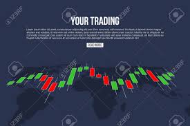 Creative Vector Illustration Of Forex Trading Diagram Signals