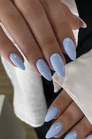 25 baby blue nail ideas the gray details