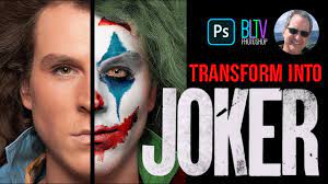 how to transform a face into joker from