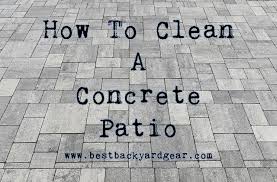 How To Clean A Concrete Patio Best