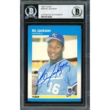 Be sure to check beckett pricing for a more accurate quote. Mlb Bo Jackson Signed Trading Cards Collectible Bo Jackson Signed Trading Cards Www Steinersports Com