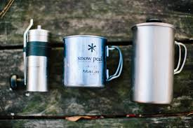 Whip up gourmet meals in the backcountry! Review Snow Peak Titanium French Press Porlex Mini Coffee Grinder