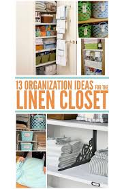 linen closet organization ideas