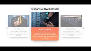 responsive owl carousel carousel