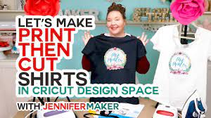 make print then cut t shirts with your