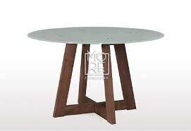 dining tables megan round glass top 1